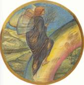 Uma Alma sobe ao Cu de Burne-Jones