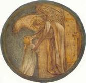 Uma Alma recebida no Paraso de Burne-Jones